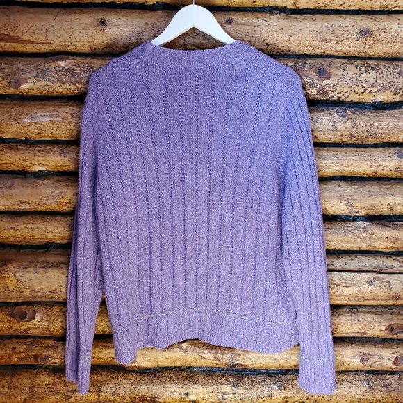 Woolrich Devan Henley Knit V-Neck Wool Sweater with Button Sz Large - Picture 3 of 10